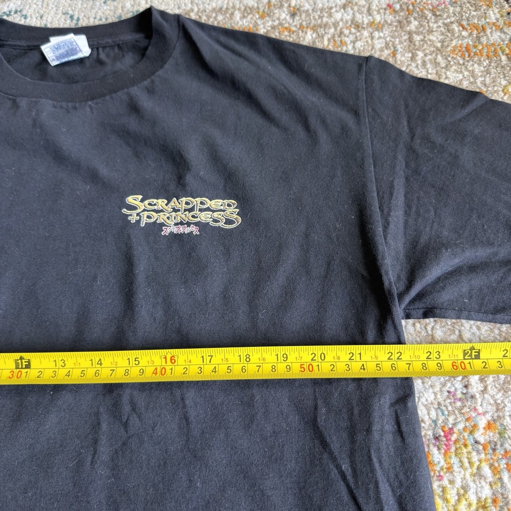 Vintage Y2K 2003 Scrapped Princess Anime T Shirt Mens Large Black Graphic - Picture 6 of 7